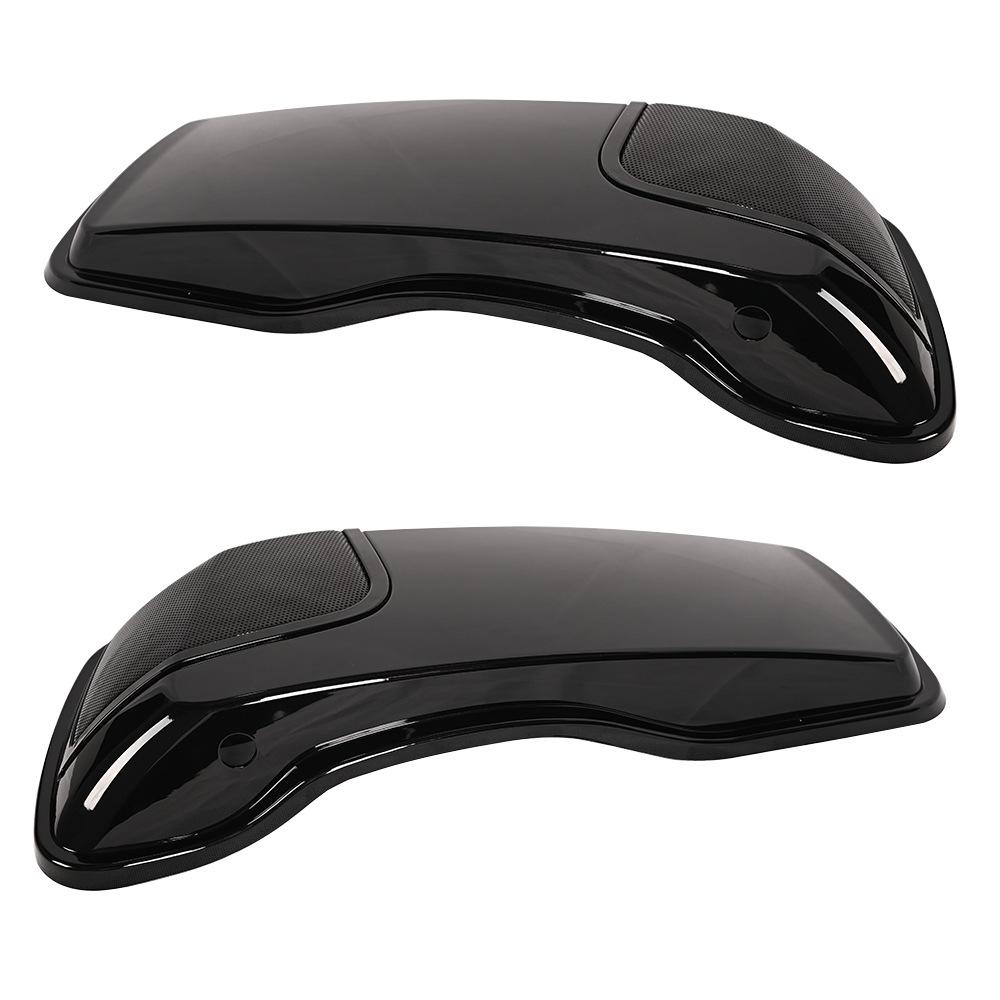 5x7 Motorcycle Speaker Covers with Iron Mesh for Harley 14-23 Road Glide, Street Glide, and CVO Models