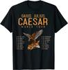 SPQR Altes Rom Julius Cäsar Weltreise RoUnisex Geschichts-T-Shirt Kurzarm Lässig Baumwolle Rundhals Sommer-T-Shirts