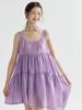 Bomnal Boutique Balloon Line Midi Dress _ Violet