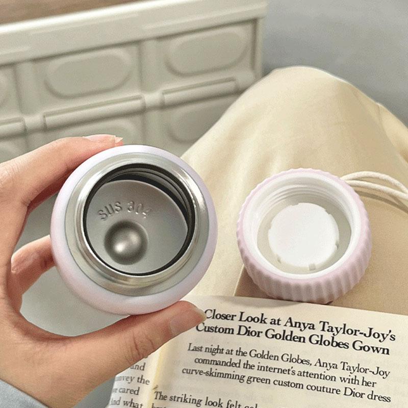 250/400ML Insulated Water Cup Small Portable Heating Insulation Kettle Coffee Mug Thermos Cup