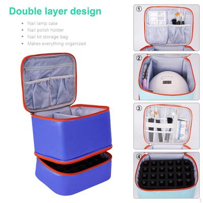 Compact Nail Polish Storage Solution for