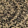VidaXL Tapis fait à la main Jute Noir et naturel 90 cm