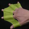 1 Pair Children Adult Silicone Hand Paddle Flippers Swimming Webbed Gloves Dive