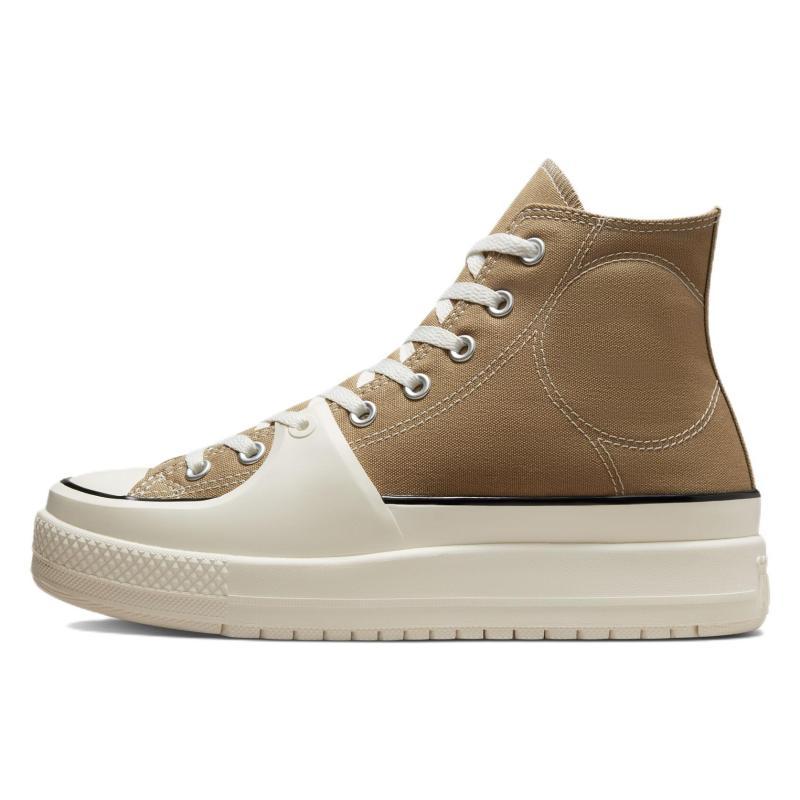Converse Chuck Taylor All Star Retro Easy-to-Wear High Top Canvas Shoes Unisex Brown and White