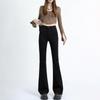 Light-colored Slightly Pulled Jeans for Women's Autumn, Winter, Spring and Summer, New High-waisted and Thin Flared Horseshoe Pants