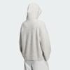 adidas FOS FW25 Future Style Knitwear Solid Color Loose Fit Hooded Long Sleeve Sweater Women Sweater Light-Gray KC5782