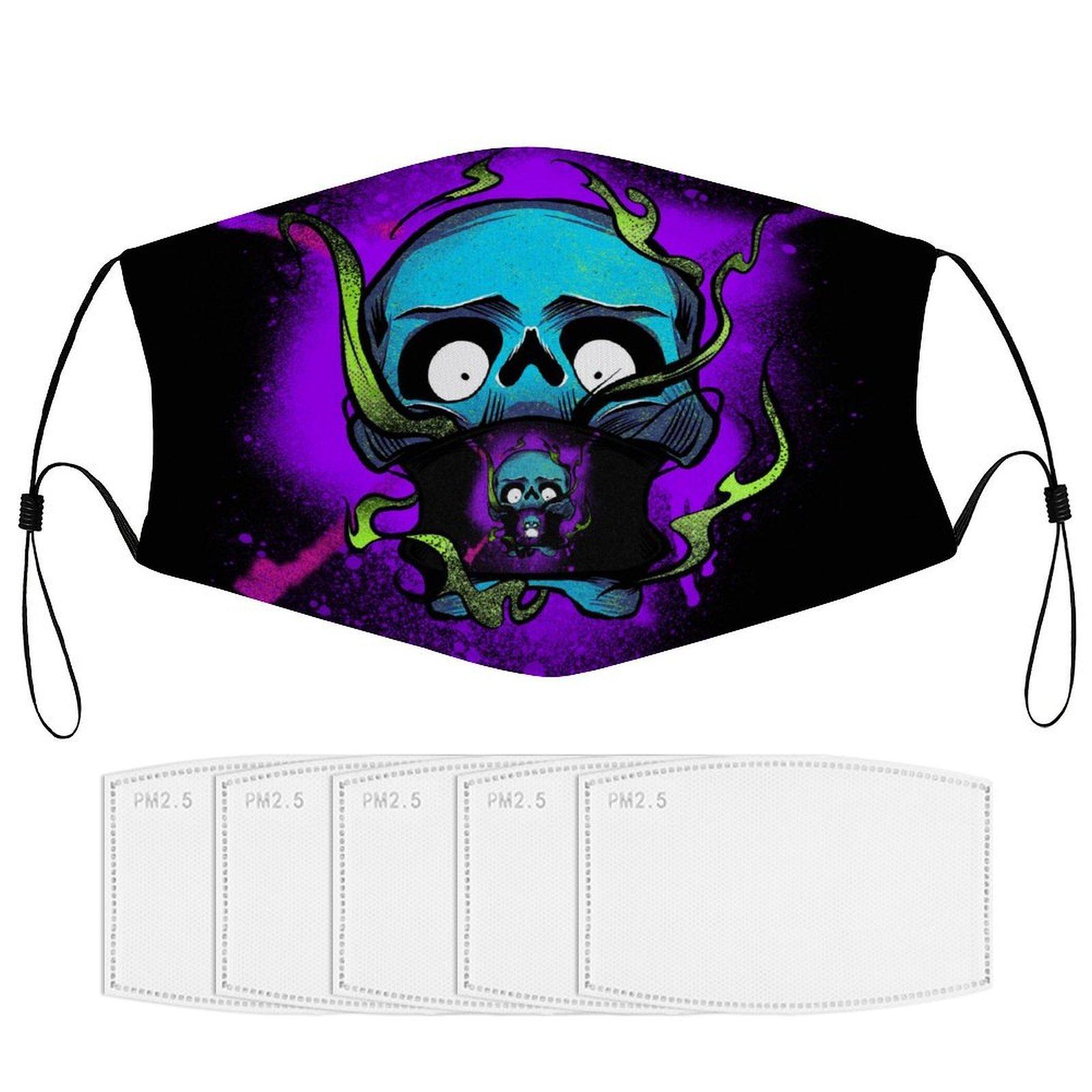 

1 упаковка пылезащитной многоразовой маски с 5/10/15 вариантами фильтров и удобным эластичным нейлоновым материалом, разработанная для ежедневной защиты на открытом воздухе 5-Filters