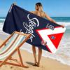 Go Sydney Roosters Print Beach Towel, Large Soft Quick Dry Towel for Beach Camping Swimming