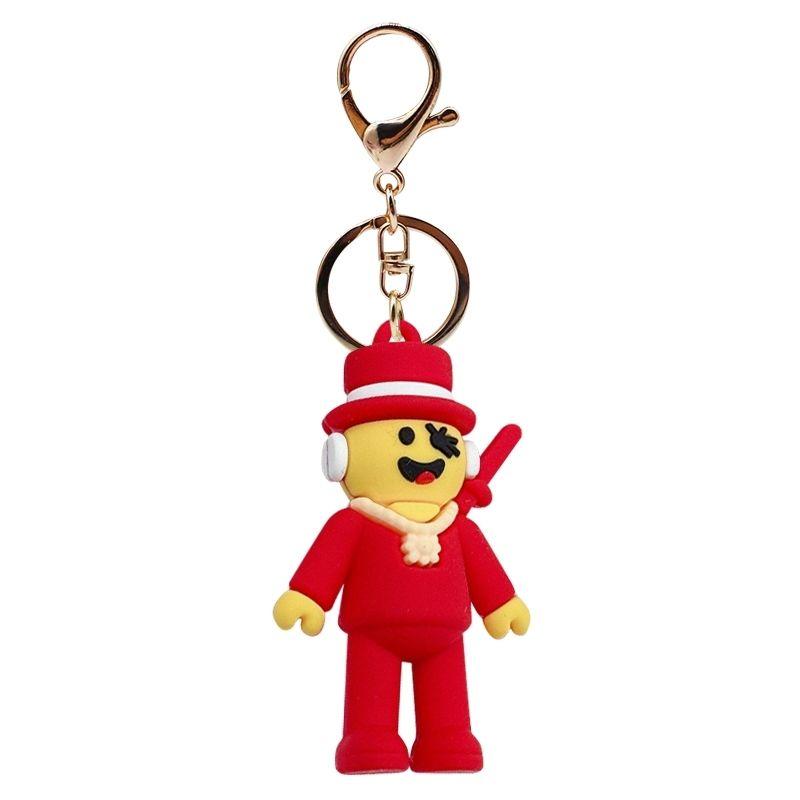 Roblox Keychain Steel Brainrot Jandel Steals Brain Rot Cute Cartoon Keychain Game Peripheral Brain Rot Monster Roblox Pendant