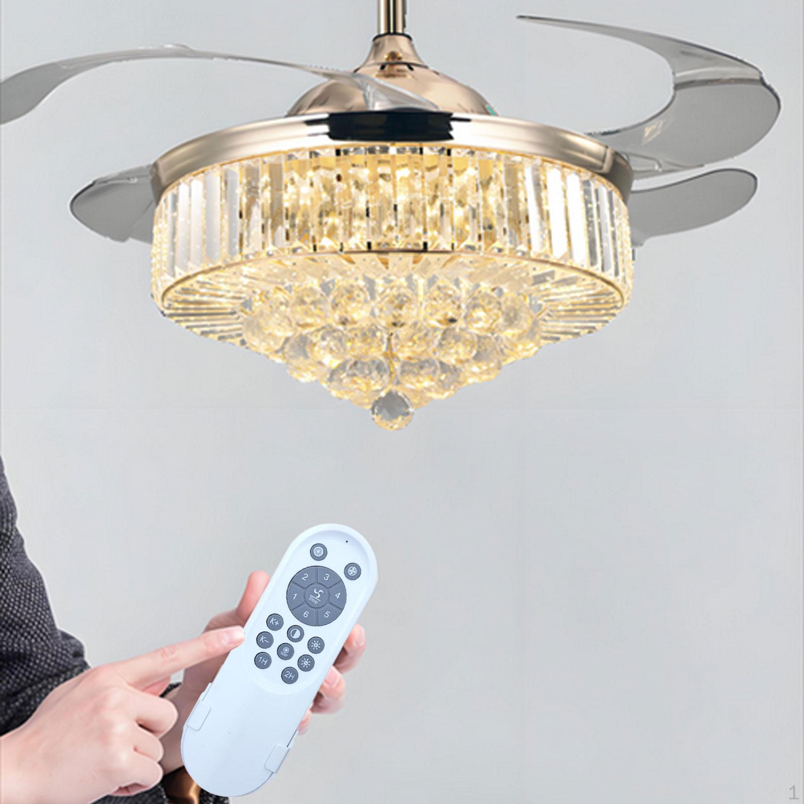 

Пульт дистанционного управления для потолочных вентиляторов Аксессуар Замена Многофункциональный Регулировка Света Белый Контроллер