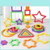 Wooden Geometric Shape Puzzle For Kids Developmental Learning Toys