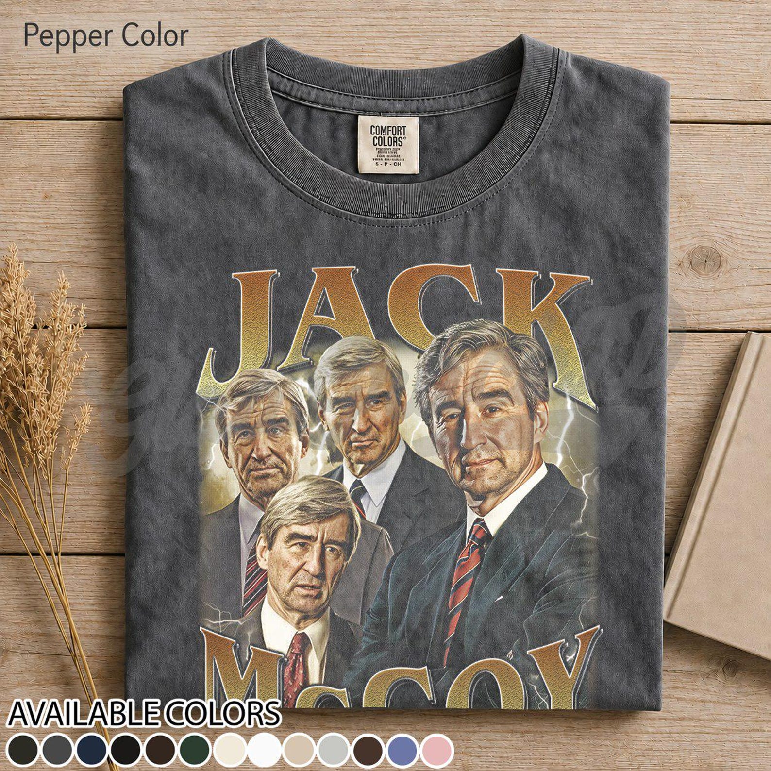 Jack McCoy Law & Order Law Show Attorney Tee, Courtroom Drama Fan Gift, Legal Series Parody Apparel, Iconic Prosecutor TV Character FD 2XL