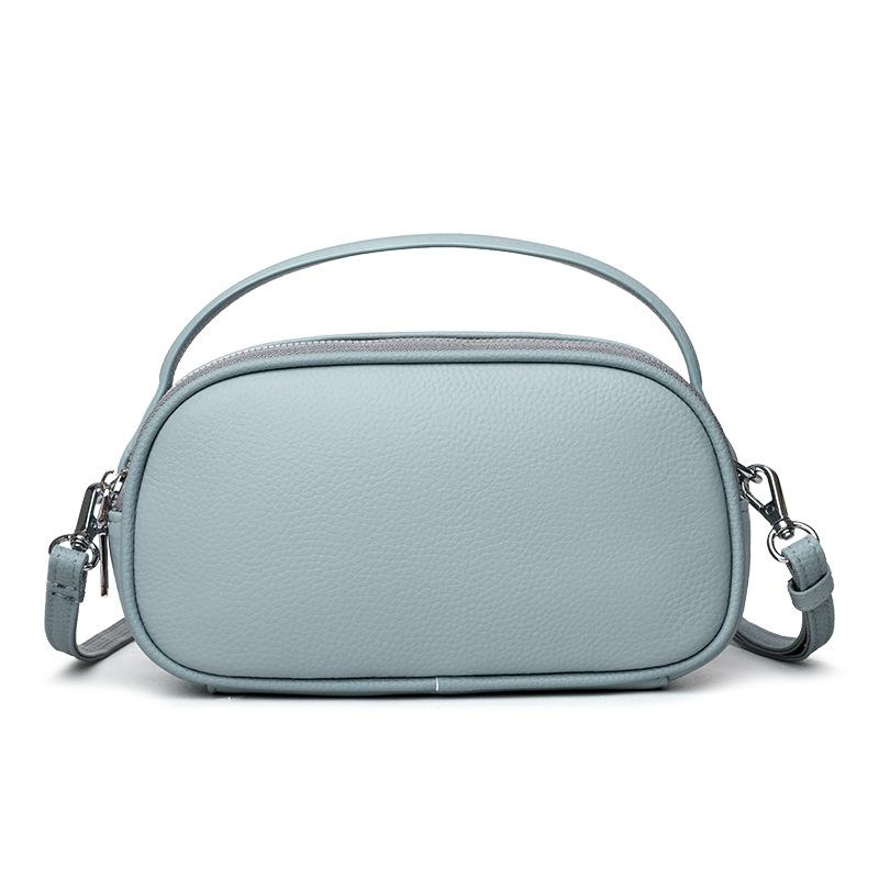 Genuine Leather Handbag, Fashionable Large-capacity Single-shoulder Crossbody Bag, Cowhide Women's Bag