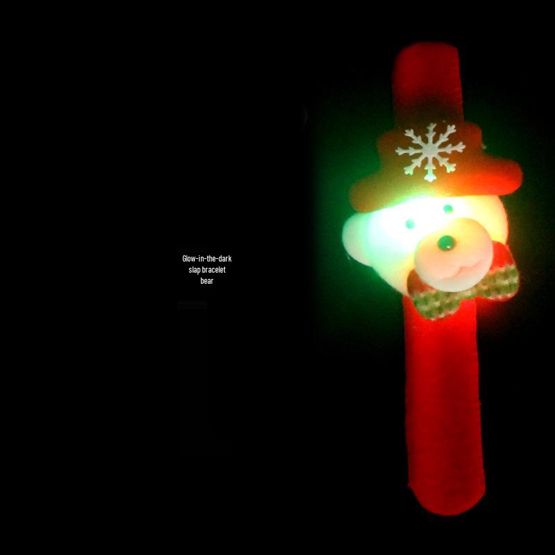 Christmas Luminous Snap Bracelets for Kids