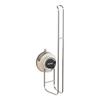 Stainless Steel Suction Cup Paper Towel Holder No Punch Removable Toilet Paper Holder Wall Mounted Space Saving