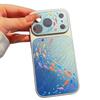 Glitter Sleeve Case: 3D Flowing Light for Apple iPhone 17Pro & 16Pro Max, Full Coverage with Fish School Design