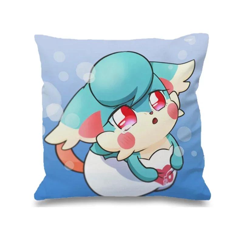 Child Pillowcase Himitsu No Cocotama Decorative Pillows Decor Home Cushion Covers X Anime Pillow Cases for Bed Sofa Sets