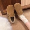 Women's Winter Shoes Vintage Shoes Women's Winter Warmth New Women's Cotton Shoes with Fleece To Keep Warm Fluffy Shoe