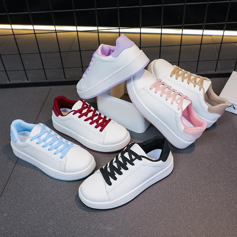 Little White Shoes Men's and Women's Versatile Breathable Board Shoes Summer New Casual Sports Shoes Heightening Platform Casual Net Shoes