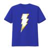 Shazam Unisexs T Shirt Classic Bolt Costume Front Logo Image Design For Fans Vintage Breathable Top For Everyday Wear
