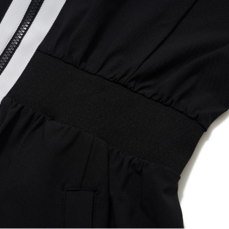 Blu Dot Windbreaker Short Sleeve Dress Open Bk