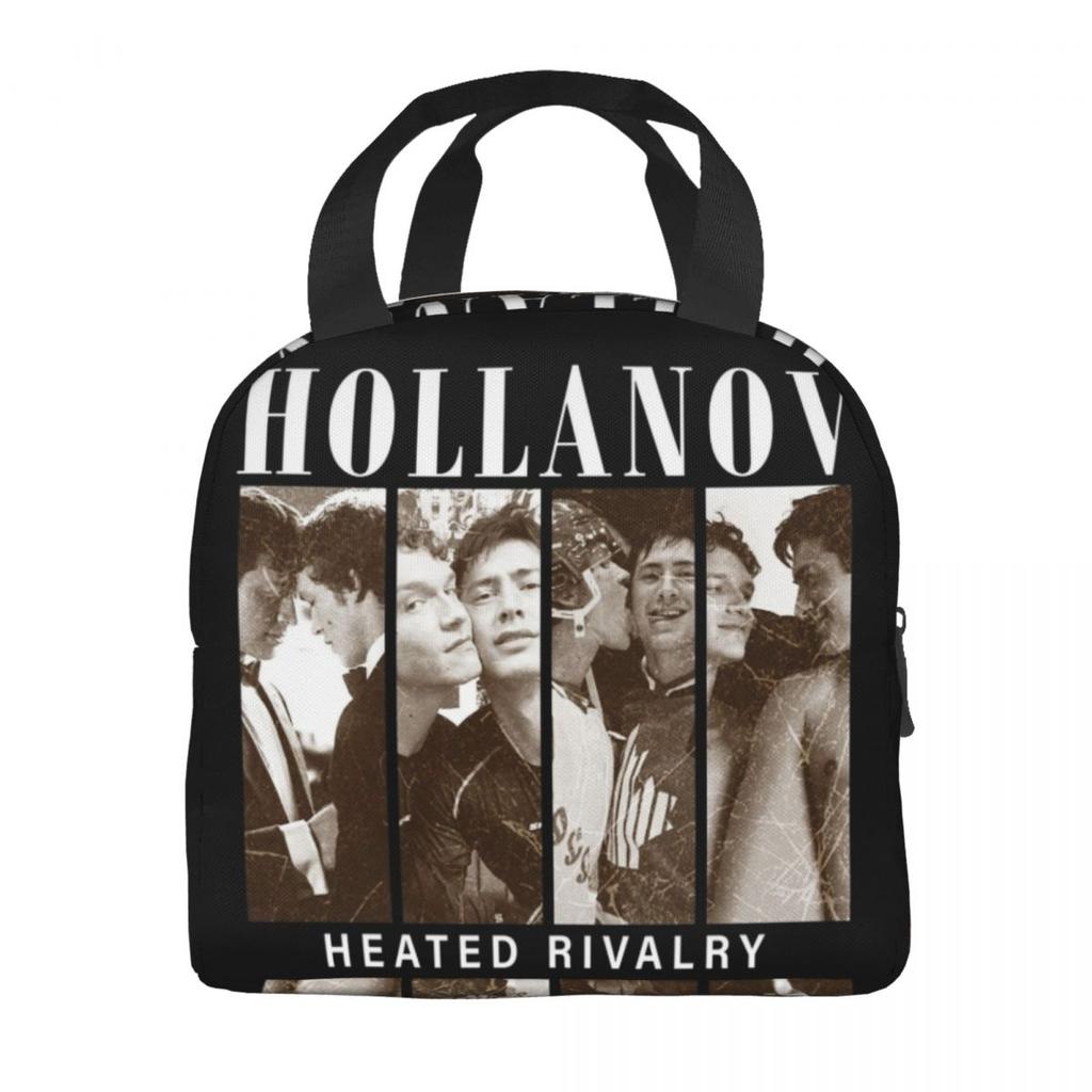 Heated Rivalry Humorous Insulated Lunch Bag Hollander and Ilya Rozanov Storage Food Box Portable Cooler Thermal Lunch Boxes
