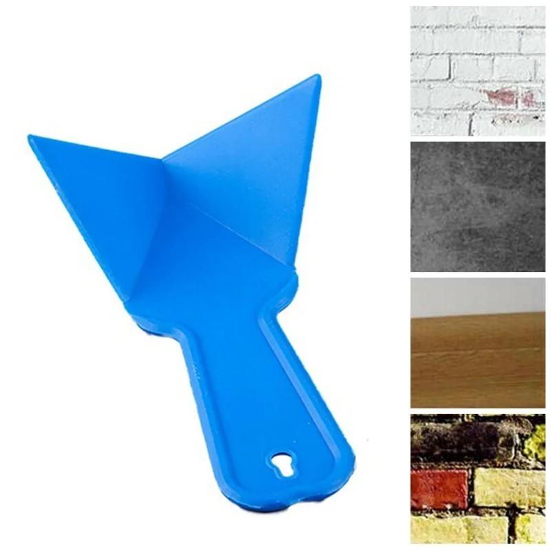 Plastic Drywall Corner Scraper Putty Finisher Cleaning Stucco Removal Build Tool Floor Wall Ceramic Tile Angle Trimming Tool