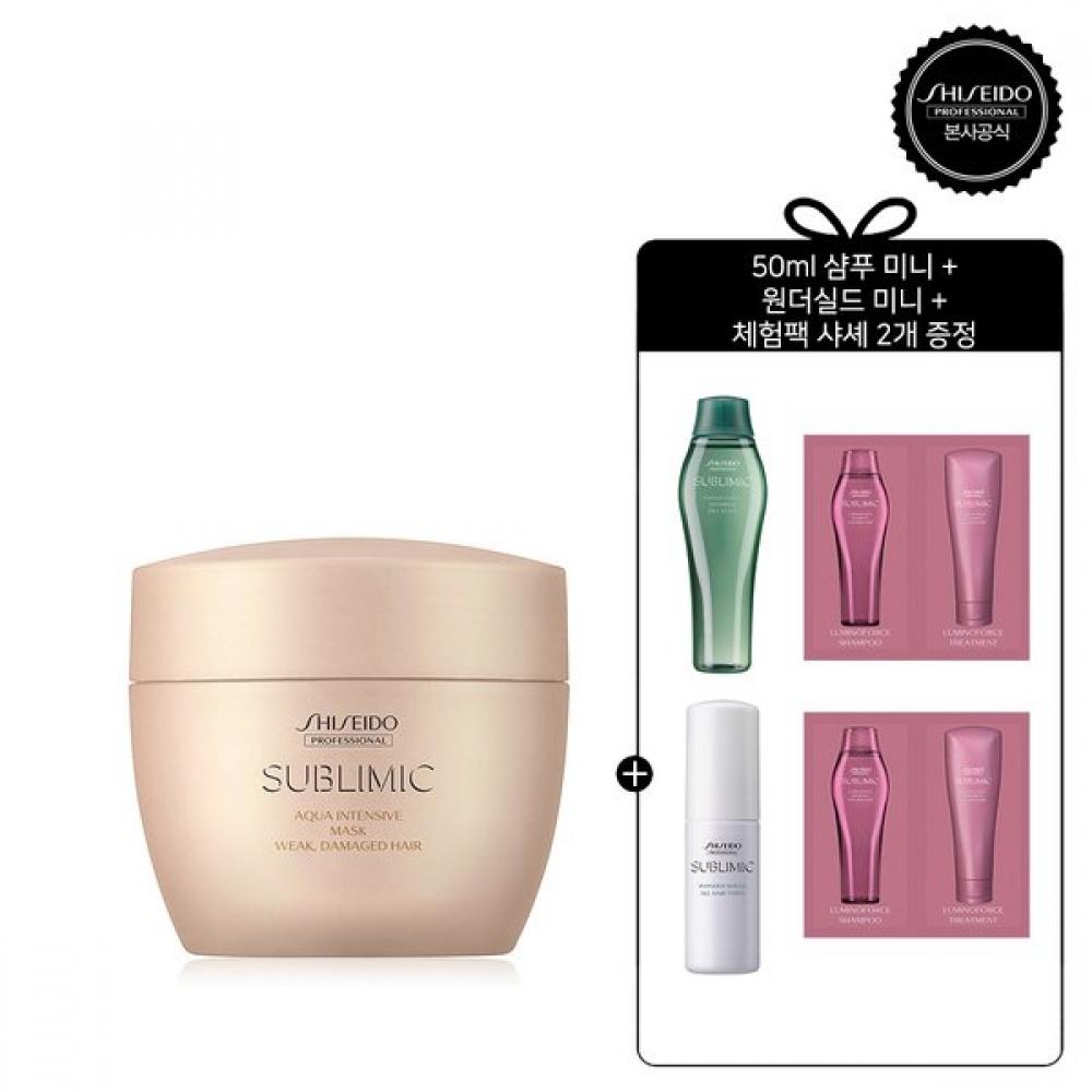 Shiseido PrOfessional Aqua Intensive Mask  Weak  200g [gift Set Of 4] Single option