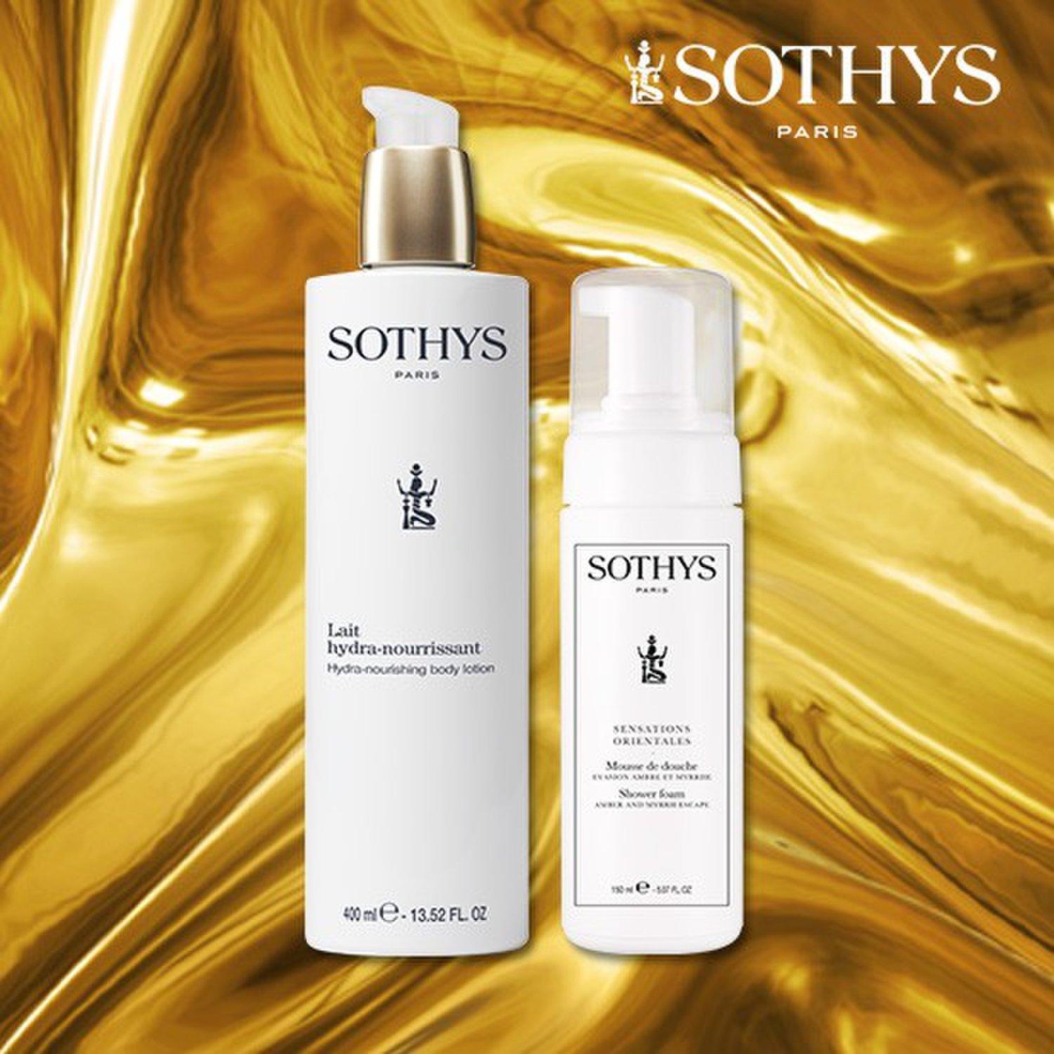 SOTHYS Hydra Nourishing Body Lotion + Shower Foam Set Standard