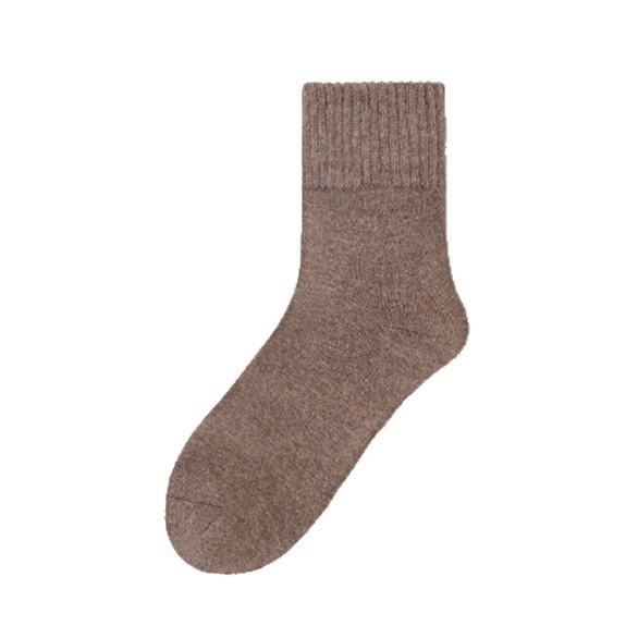 Women's Extra Thick Winter Mid-Calf Cotton Socks - Velvet, Odor-Resistant, Sweat-Absorbent, Warm and Cozy