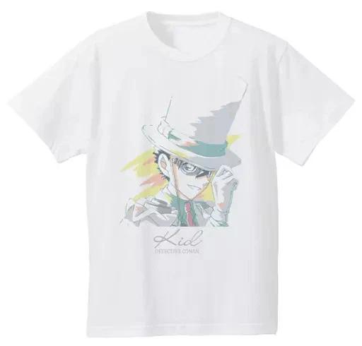 Kaito Kid Ani-Art T-shirt White Men s L Detective Conan 4XL