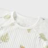Tongtai Baby Newborn Pure Cotton Jacquard Top