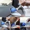 Car Dashboard Dust Brush Vent Cleaning with Tray Soft Bristle Interior Collecting Detail Tool for Air Conditioner Auto Detailing Sweeper