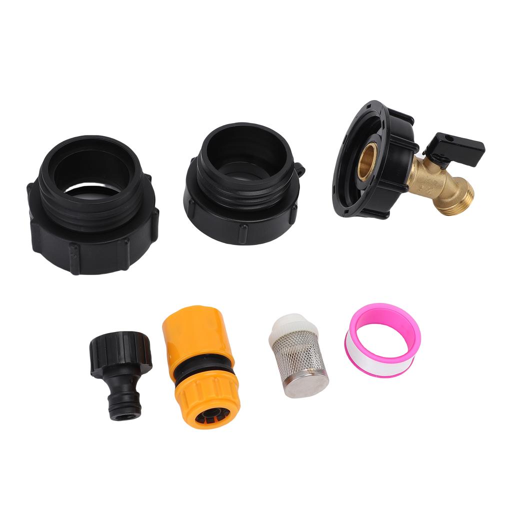 IBC Tote Tank Adapter IBC Tote Hose Adapter 62 Fine Thread S60x6 Water Tank Hose Connector Tap Brass