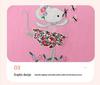 Girls' Ballet Mouse Embroidered Short Sleeve T-shirt - Summer Fashion