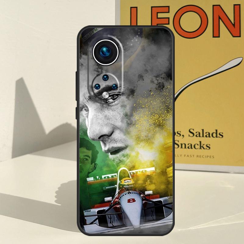 Ayrton Senna F1 Case For Huawei P30 P20 P60 P40 Lite Nova 9 5T P Smart Honor Magic 5 Pro 50 70 X8 X9a Cover
