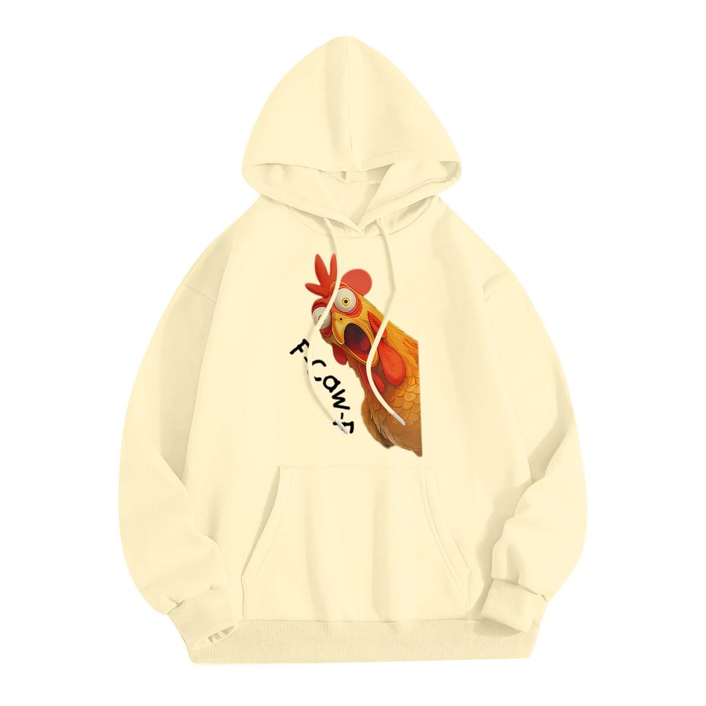 Women's Fashion Casual Long Sleeve Loose Printed Sweatshirt