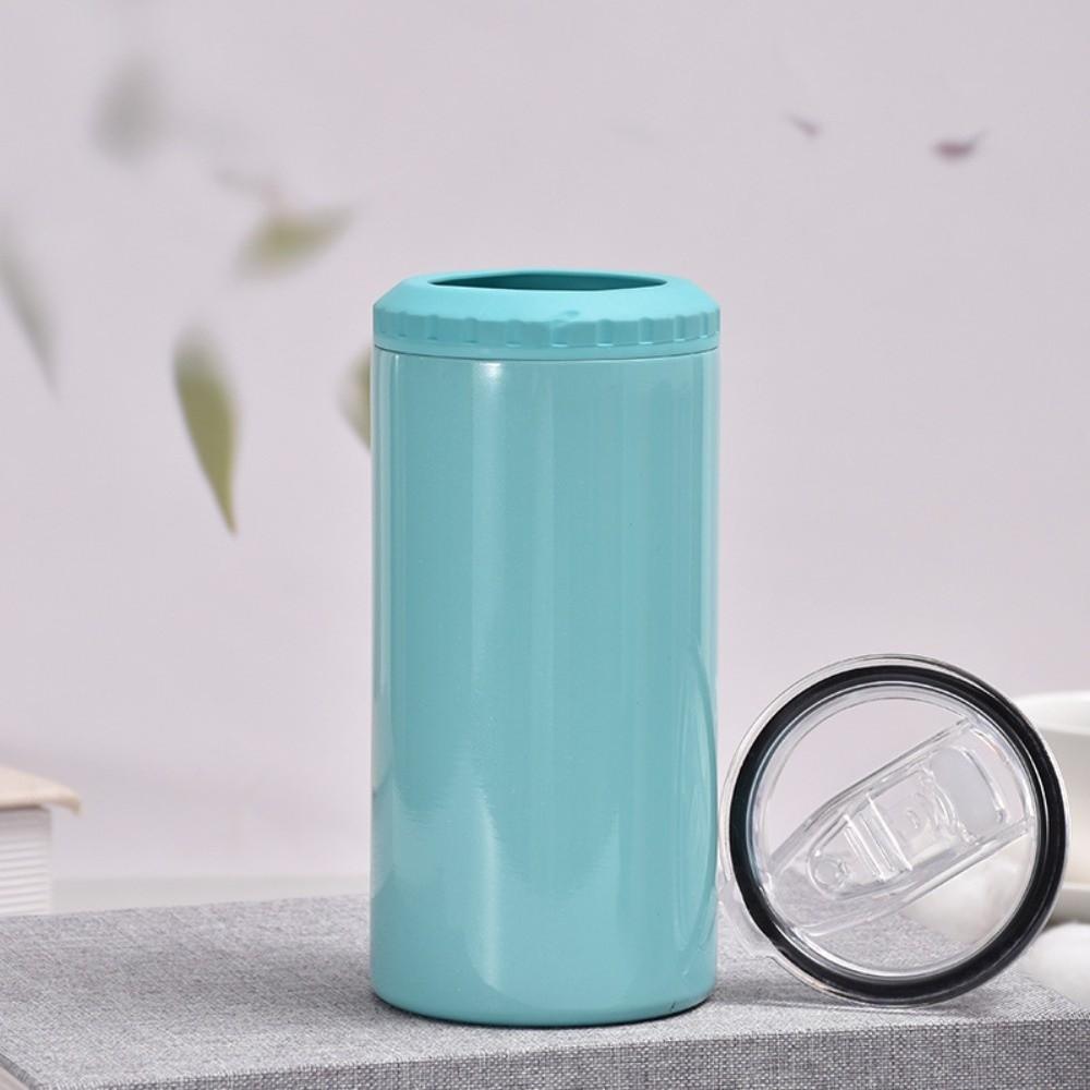 304 Stainless Steel Cola Beer Can Insulated Lids 16Oz Insulation Or Cooling Can Cooler High-Capacity Dual Layer Vacuum Cup