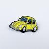 Retro Cartoon Beetle Car Brooch: Gold Drip Oil Badge for Bags & Clothing Accessories