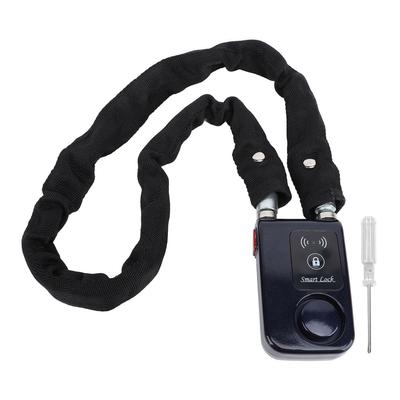 BT Vehicle Chain Lock Water Proof APP Control Vibration Warning Smart Anti Theft Lock for Electric