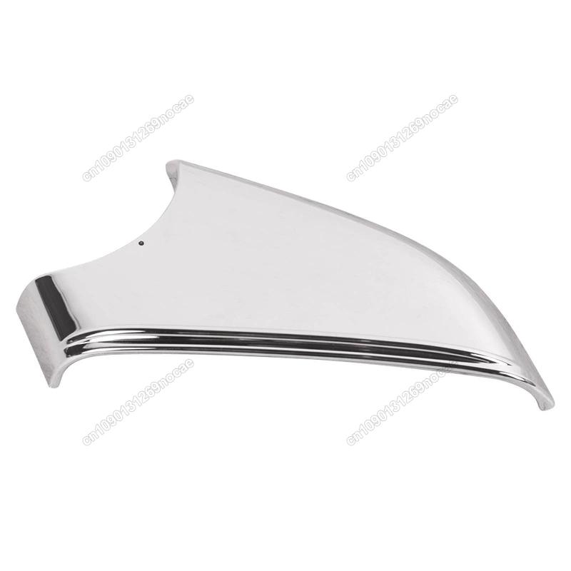 Side Mirror Bottom Lower Holder Frame For Tesla Model S Silver Chrome Glossy 2014 2015 2016 2017 2018 2019 2020 2021 Replacement