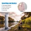 Fishing Box Barrel Holder Detachable Fishing Box Rod Display Bracket Adjustable Portable Durable Snap Design for Angler Supplies