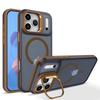 New Matte Clear With Holder Shockproof Magnetic Magsafe Wireless Charge Phone Case for IPhone 17 17Pro 17 Air 17 Pro Max Cover