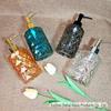 Multicolor Travel Bottle Set for Shampoo, Bath, Shower Gel, Hand Soap, Lotion - Press-Top, Refillable, Portable.