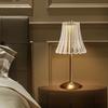 Crystal Retro Table Lamp  Bedroom Bedside Lamp Luxurious Atmosphere Lamp Rechargeable Dimming LED Light