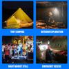 Rechargeable LED Camping Light Super Bright Portable Light Flashlight Waterproof Lantern Support Long Distance Lighting