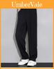 Summer Thin Mens Business Casual Pants With Solid Color And Microelastic For Daily Wear