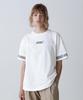 AVIREX T-shirt FADE WASH CUFFS OPEN EMBROIDERY TOPS/783-3934602 women's F off white