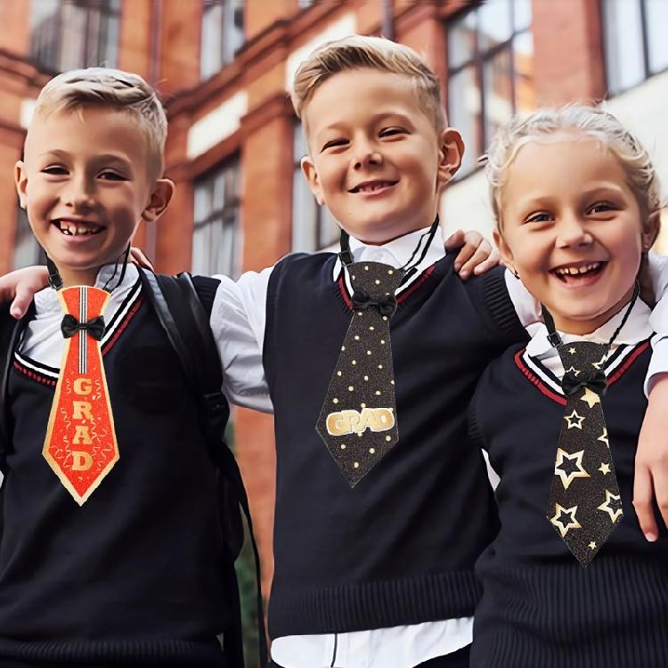 Modische Sternen-Gestrickte Krawatte für Kinder für Abschlussfeiern Partys