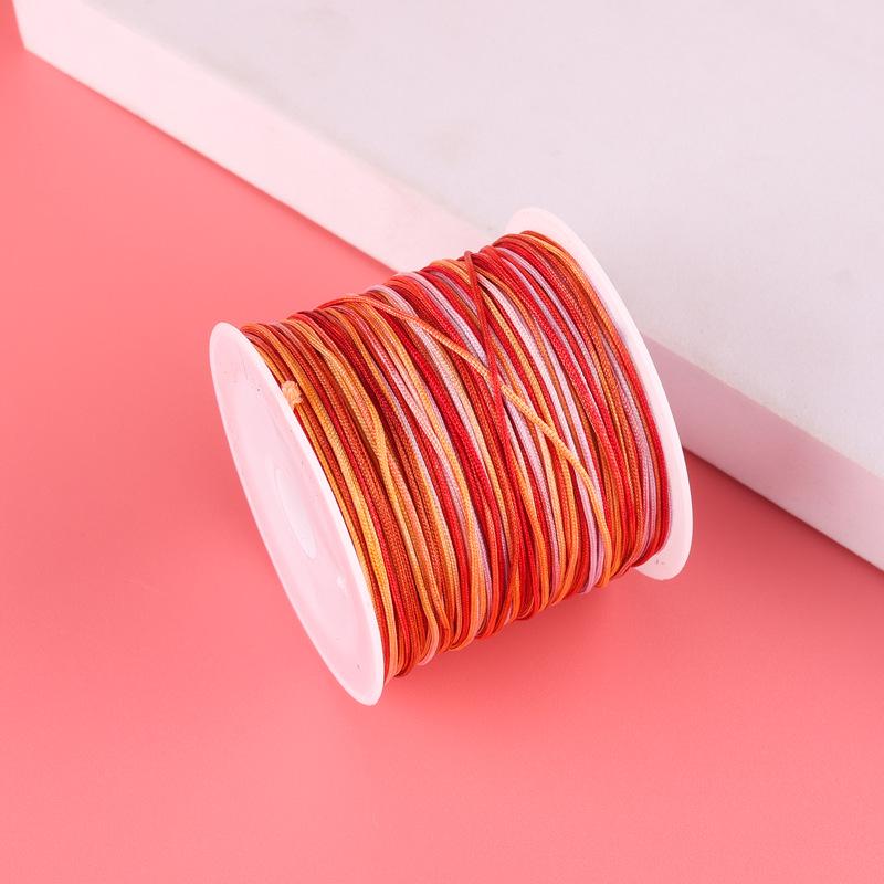 Boting 30m Multicolor Jade Thread: 5-Color DIY Gradient Jewelry & Braiding Cord